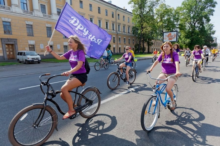 Велопрокат в СПб отелях и хостелах сети Друзья
